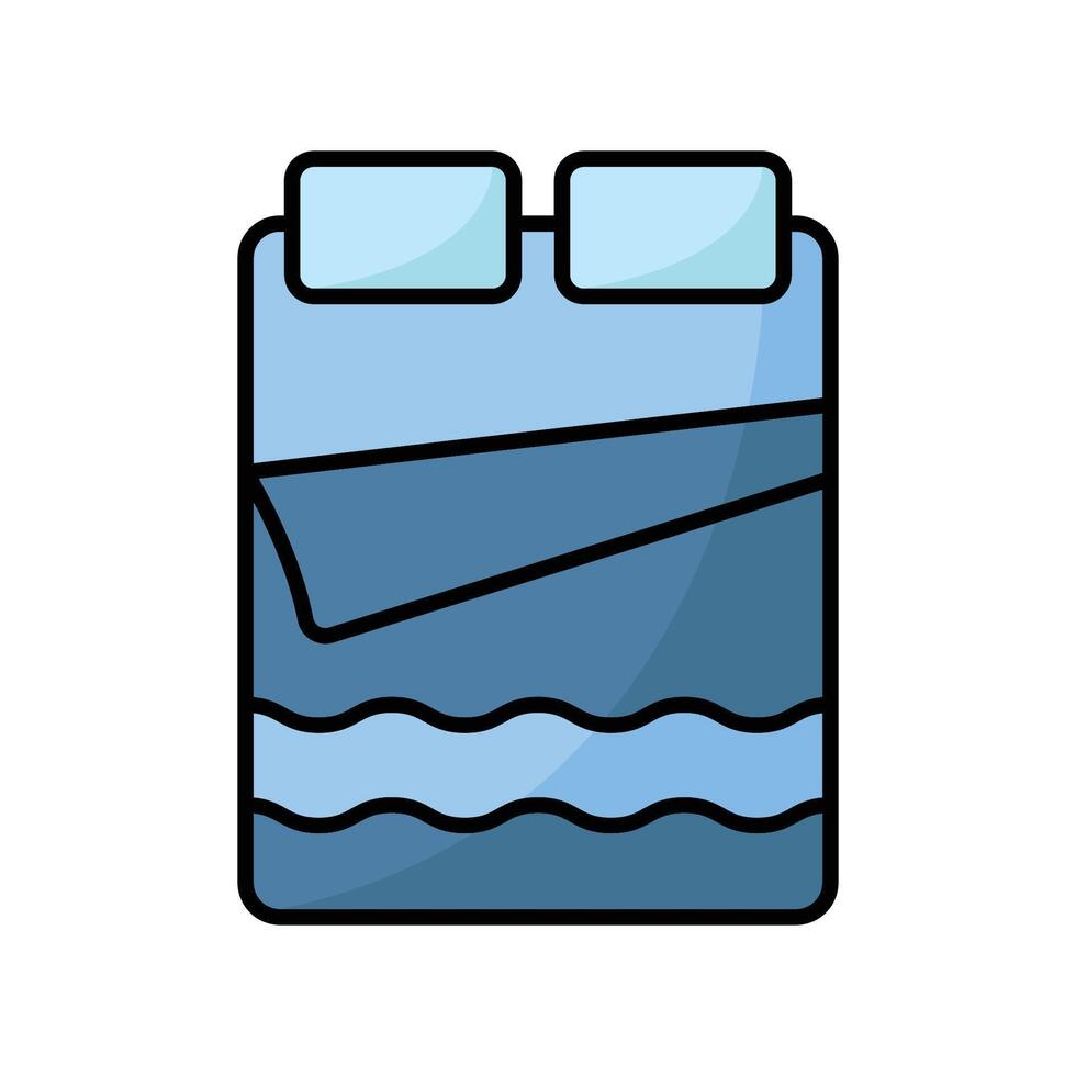 Spring Mattress Icon Collection vector