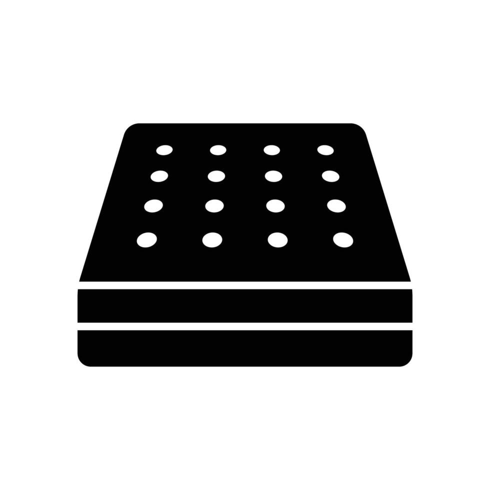 Soft Mattress Icon Collection vector
