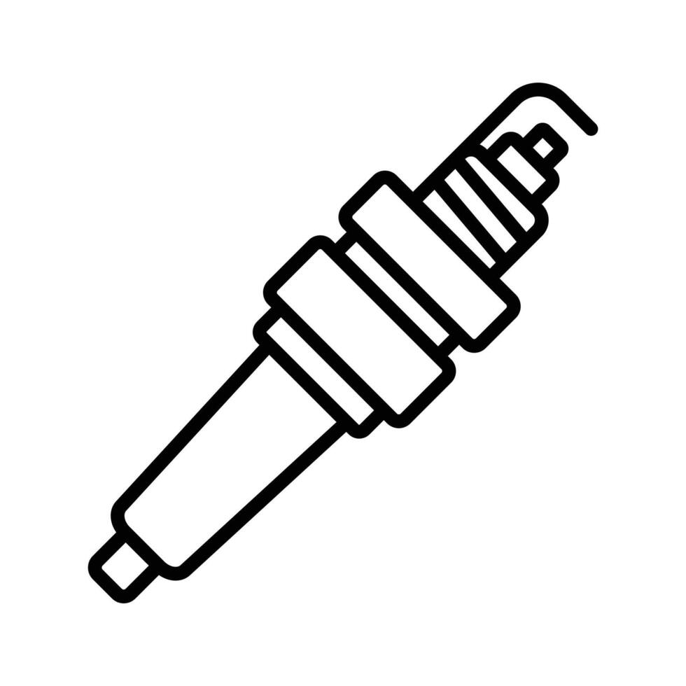 Automotive Spark Plug Icons vector