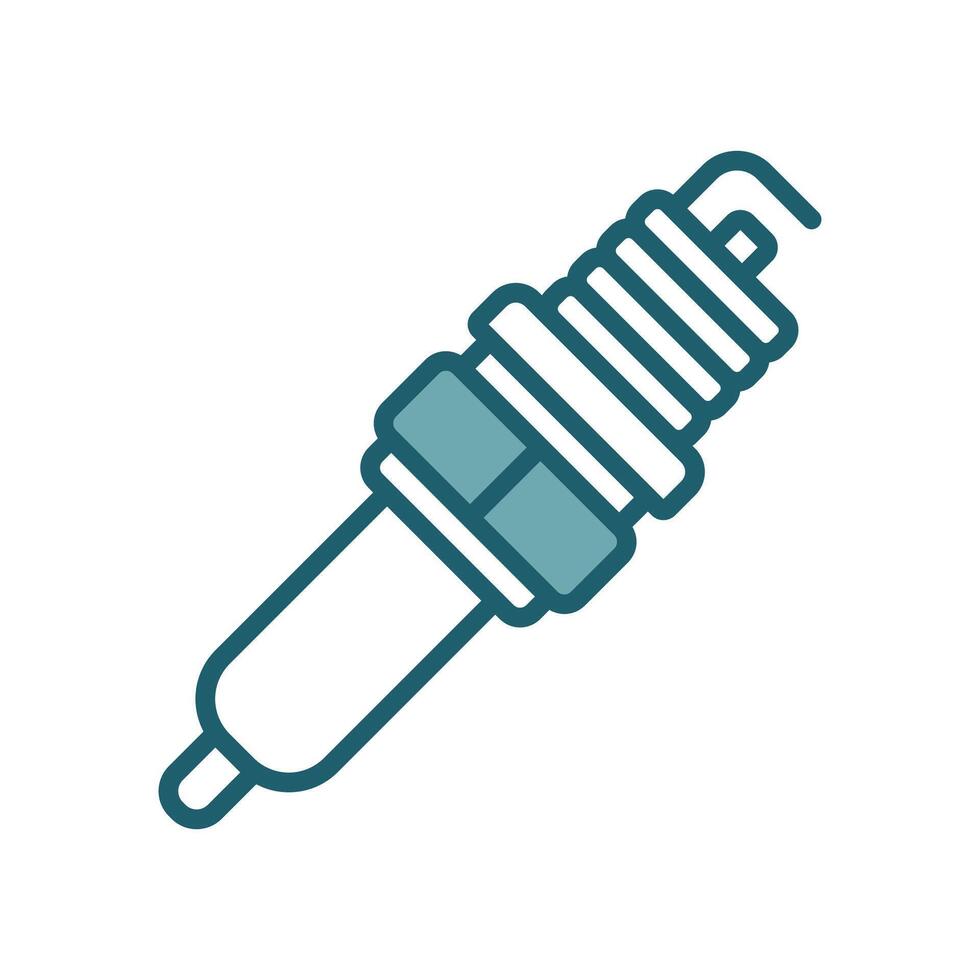 Spark Plug Line Icon Pack vector
