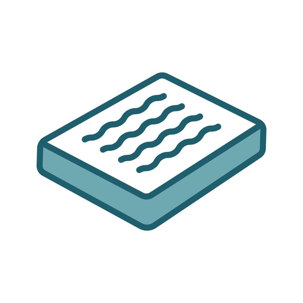 Mattress Top View Set vector