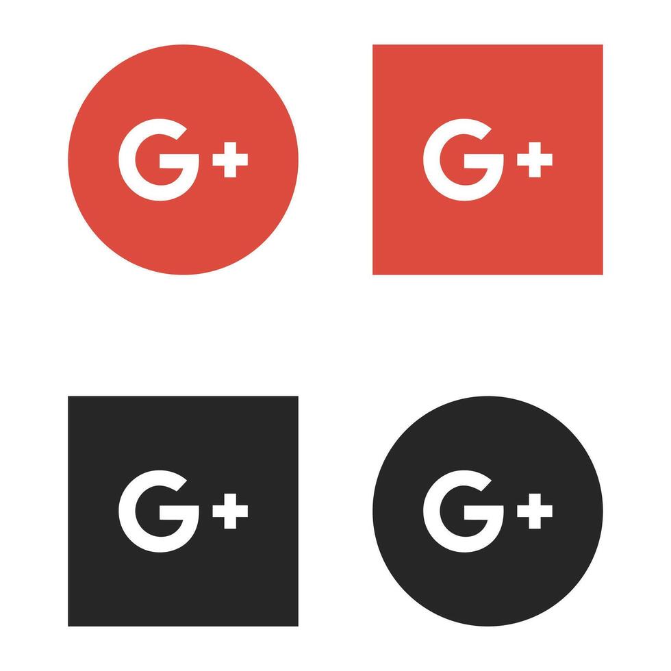 google plus logo vector