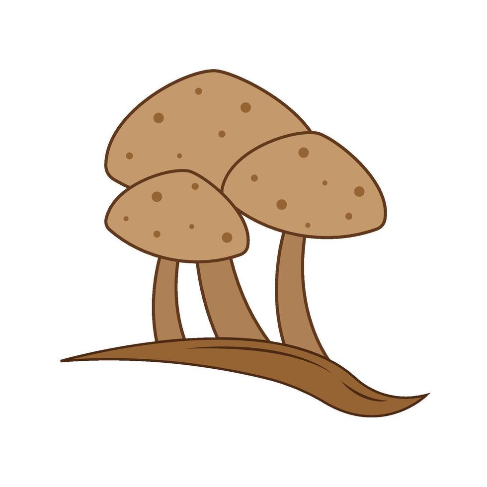 mushroom illustration icon template vector