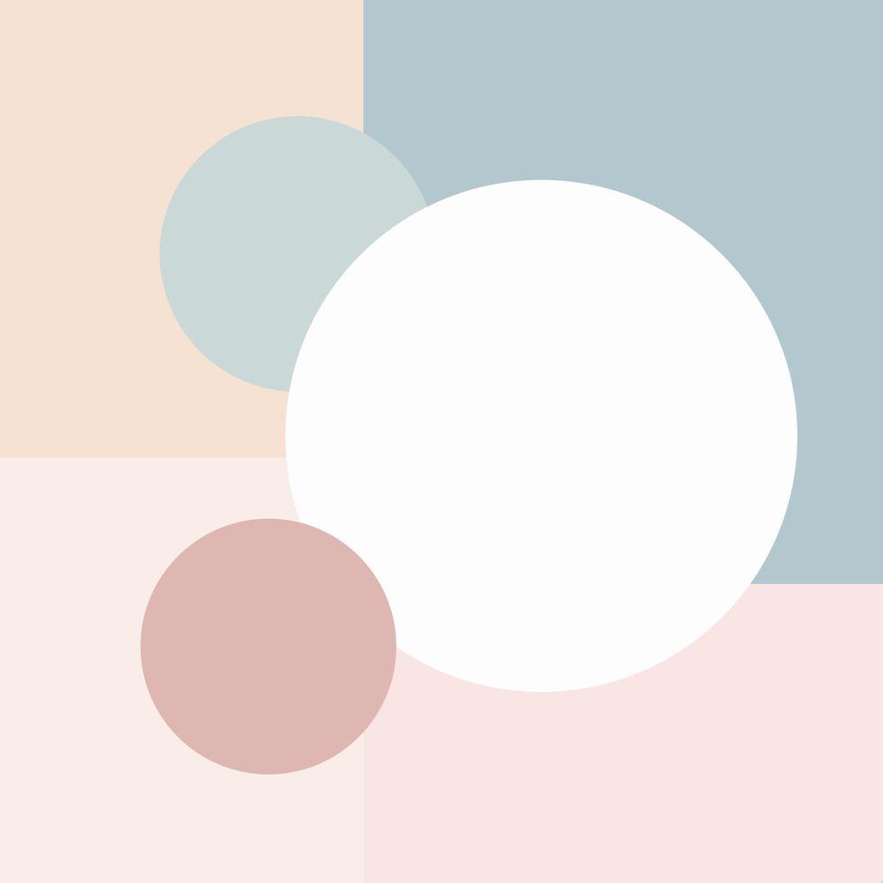 Background Illustration With 3 Circles In The Middle vector