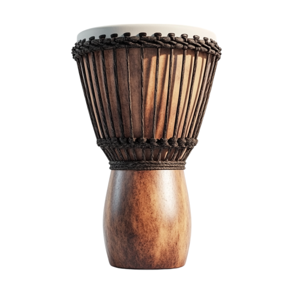 a african drum on transparent background png
