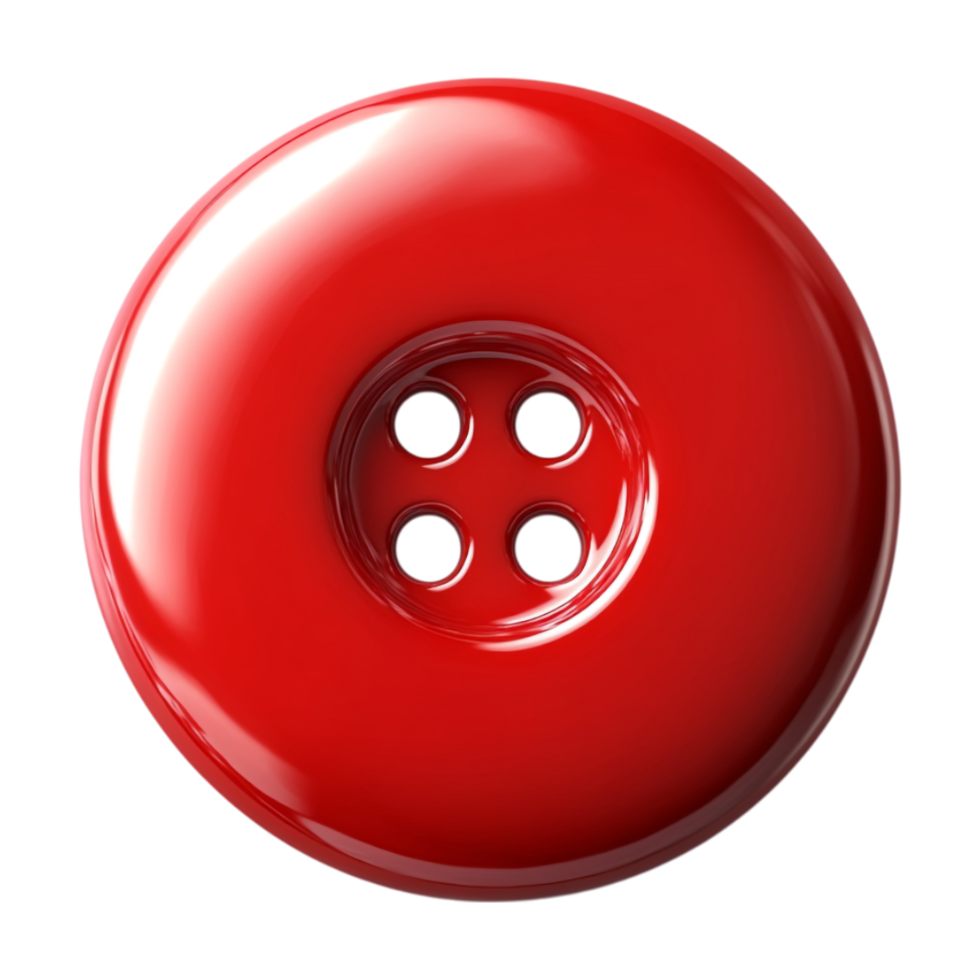 red button on transparent background png