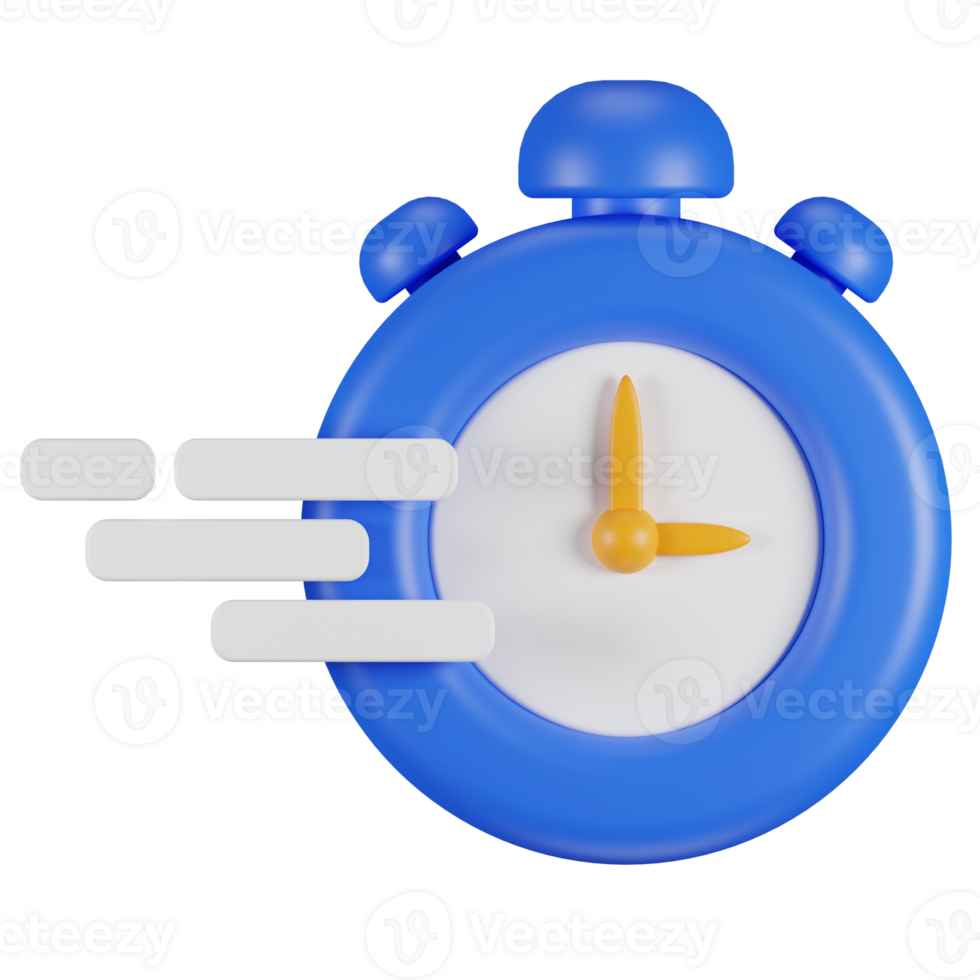 3d icon rendering fast time png