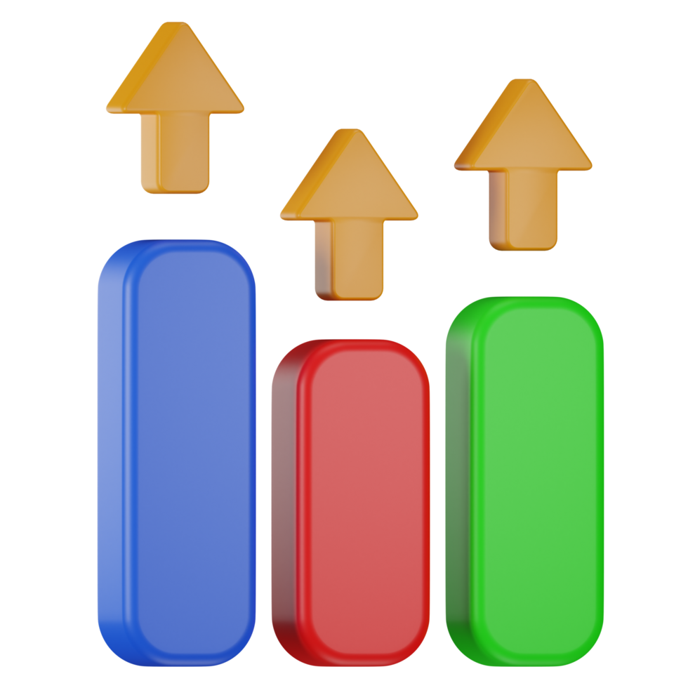 Progress Report 3D Illustration png