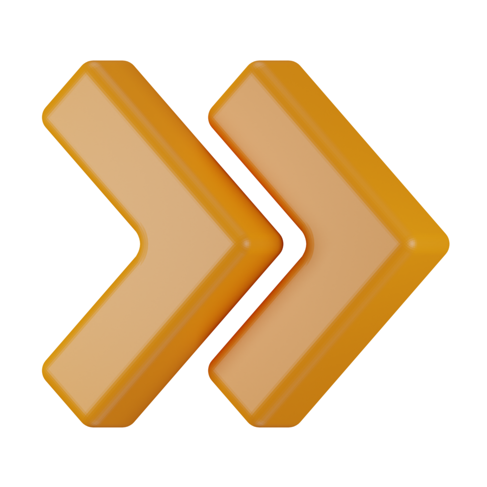 3d yellow arrow sign png
