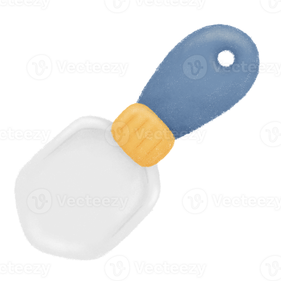 Blue garden trowel png
