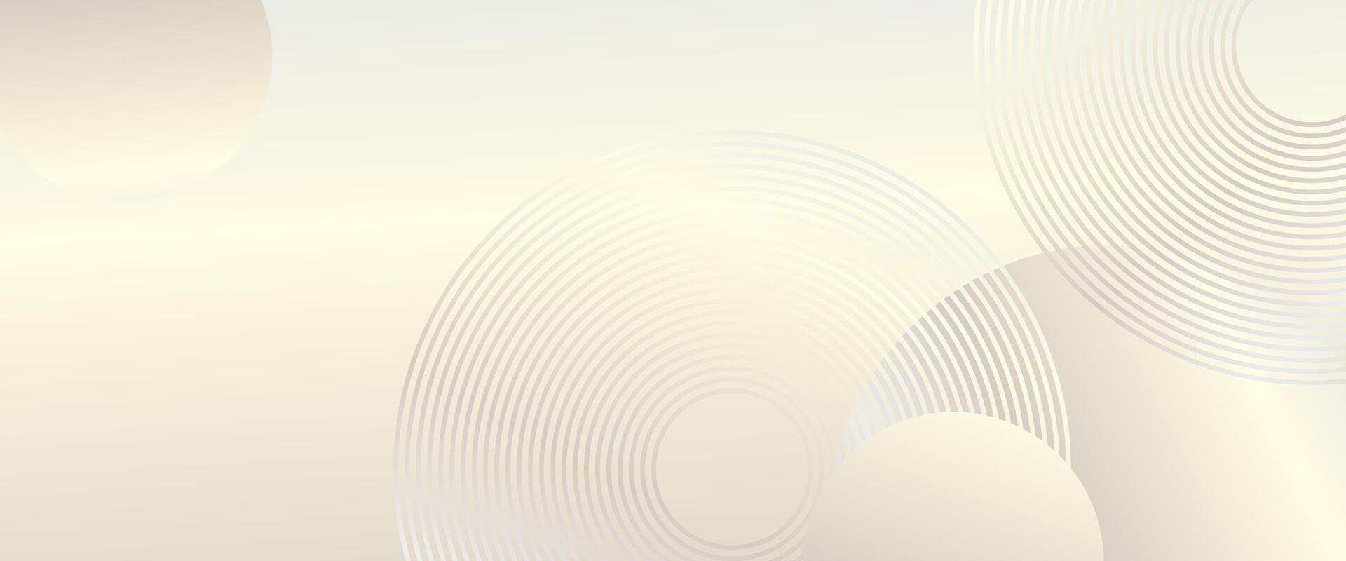 Luxury modern background with circle elements vector