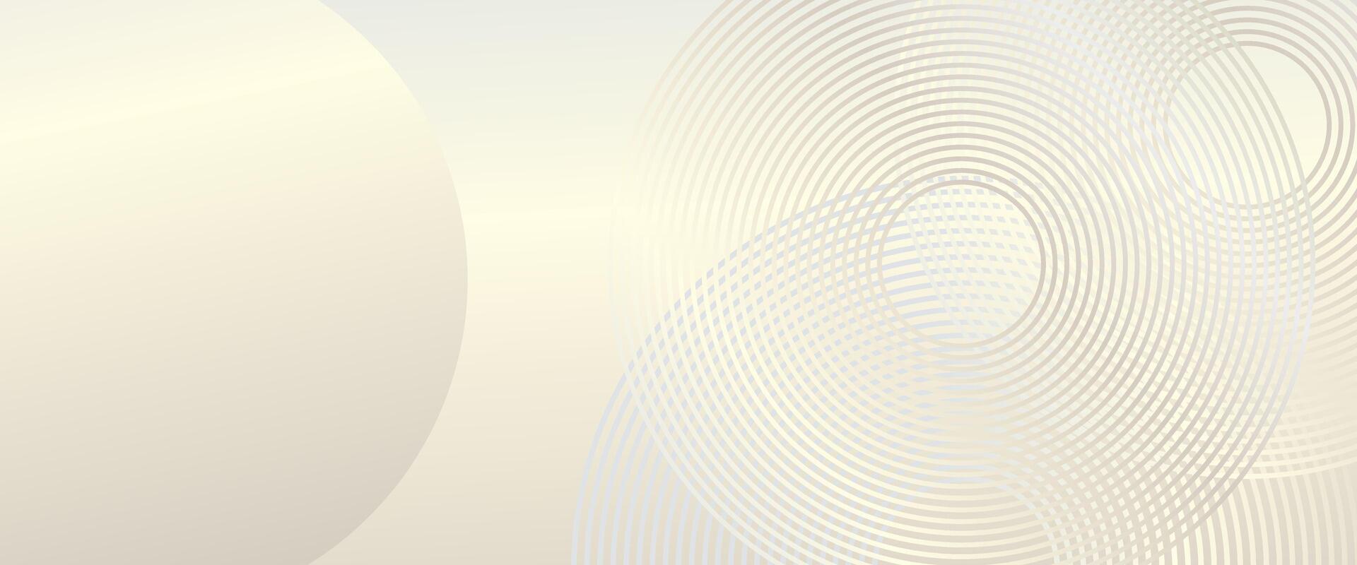 Abstract luxury gradient background with circle elements vector
