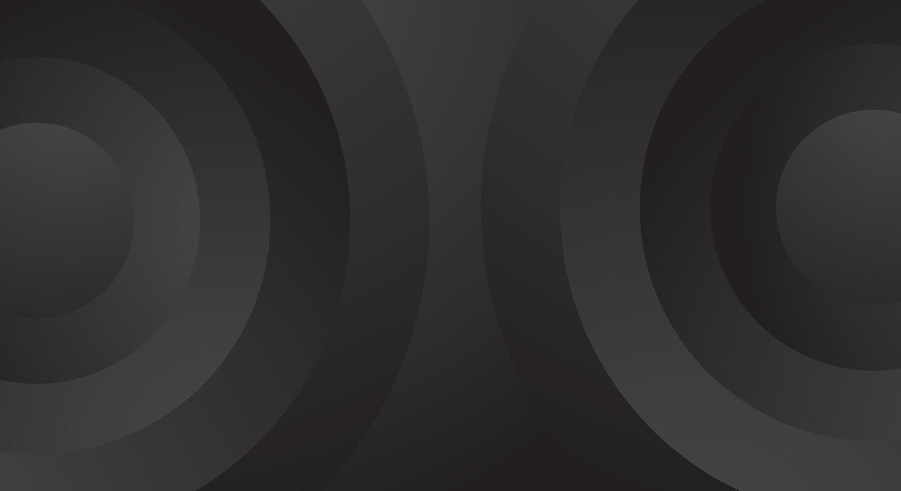 Black gradient background circle pattern vector