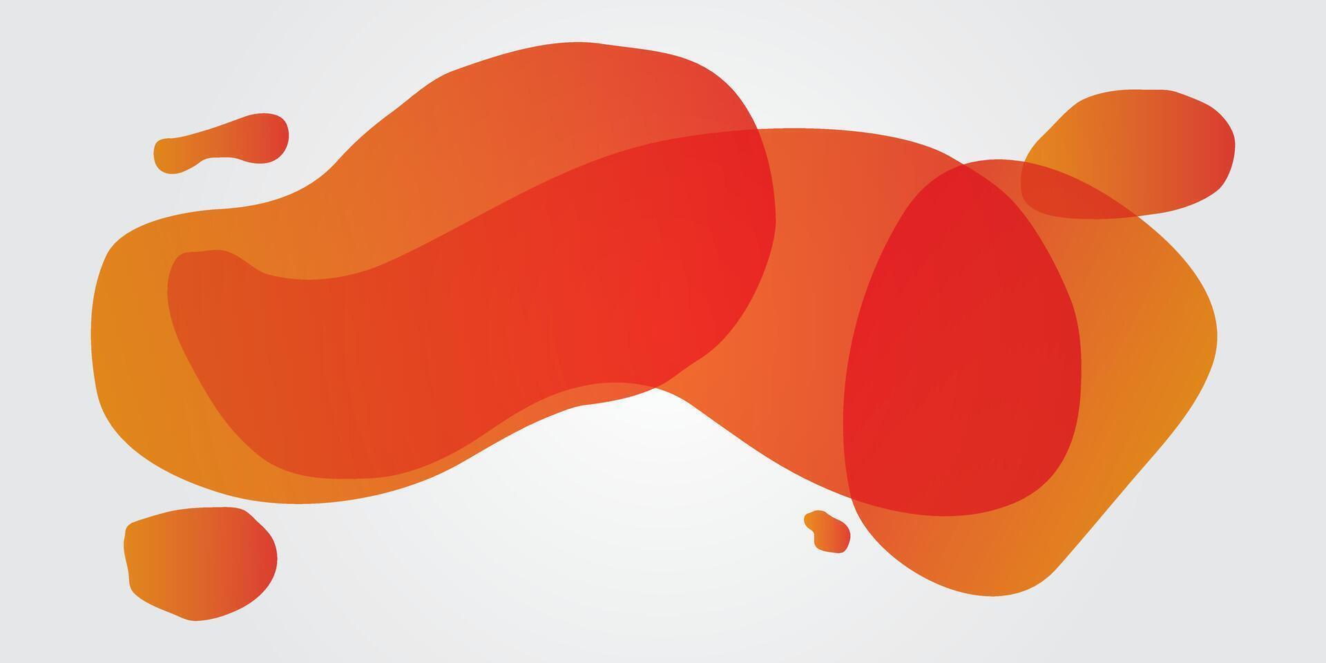 Simple abstract liquid orange background. Summer poster. Can be used for wall decoration vector