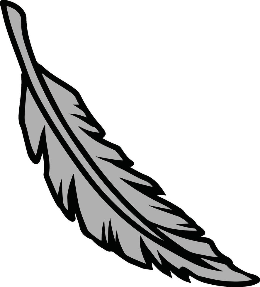 feather fall illustration vector