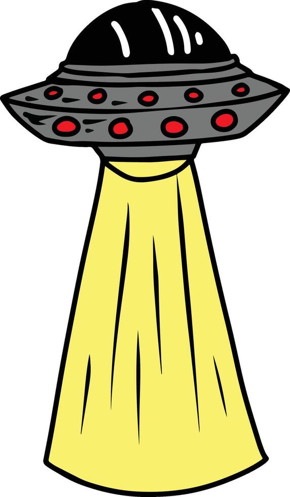 UFO Icon on Transparent Background vector