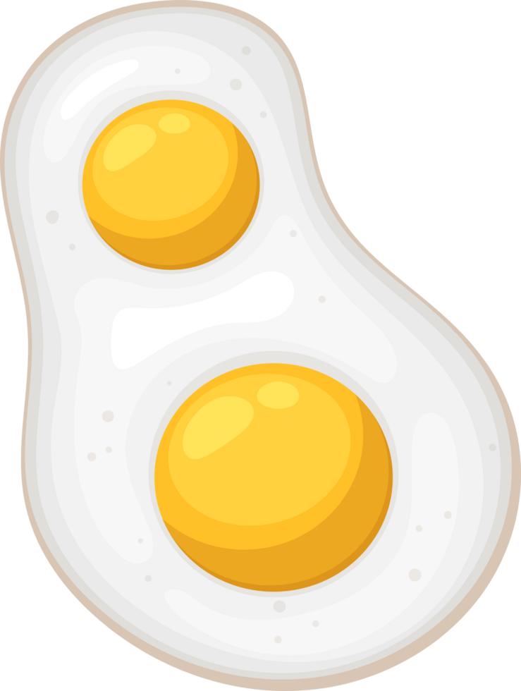 Double Sunny-Side Up Eggs png