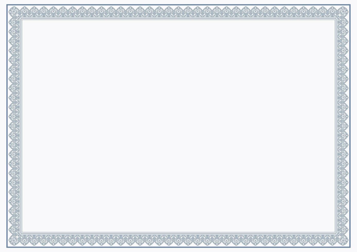 Abstract Border Frame for Certificate vector
