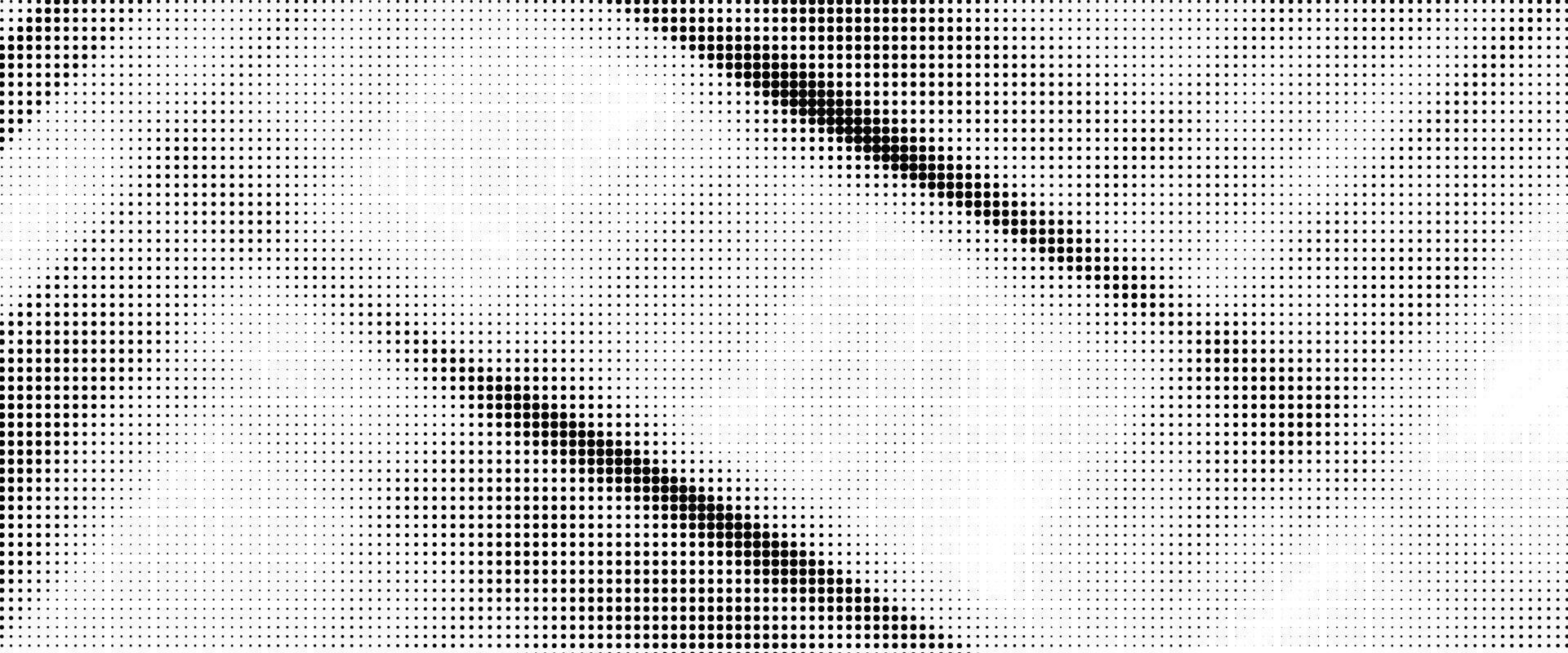 Halftone Background Abstract Dot Gradient Texture with Textured Overlay Effect vector