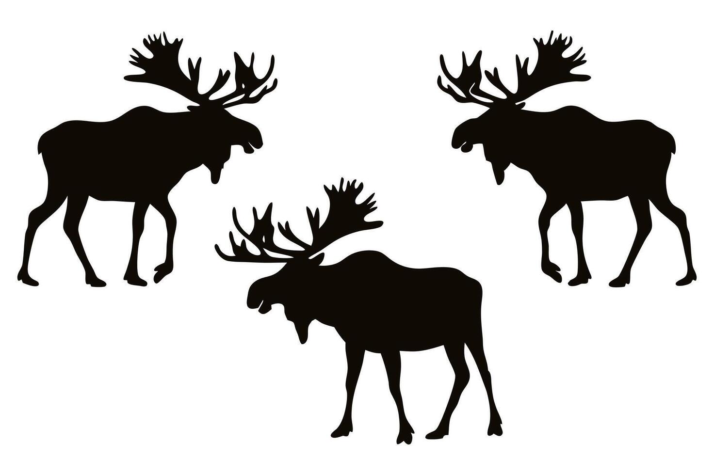 Wildlife Elk Bundle vector