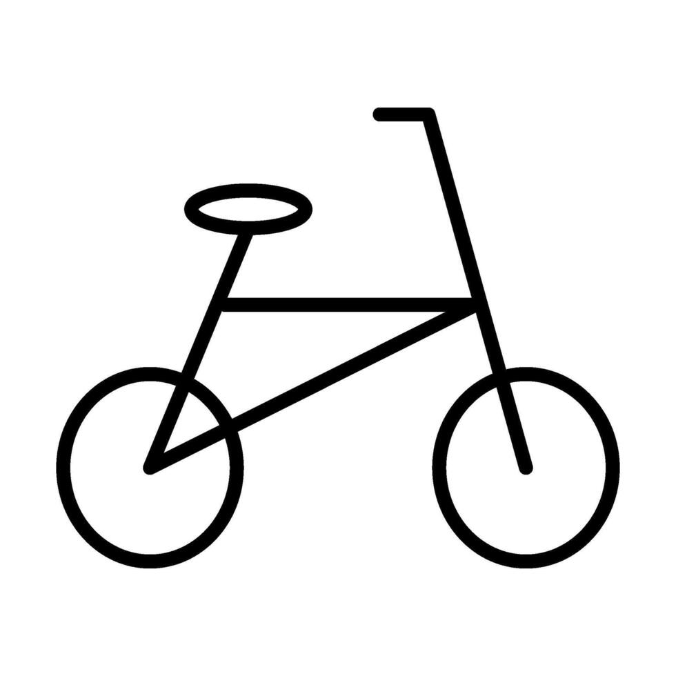 Ride Bicycle Icon vector
