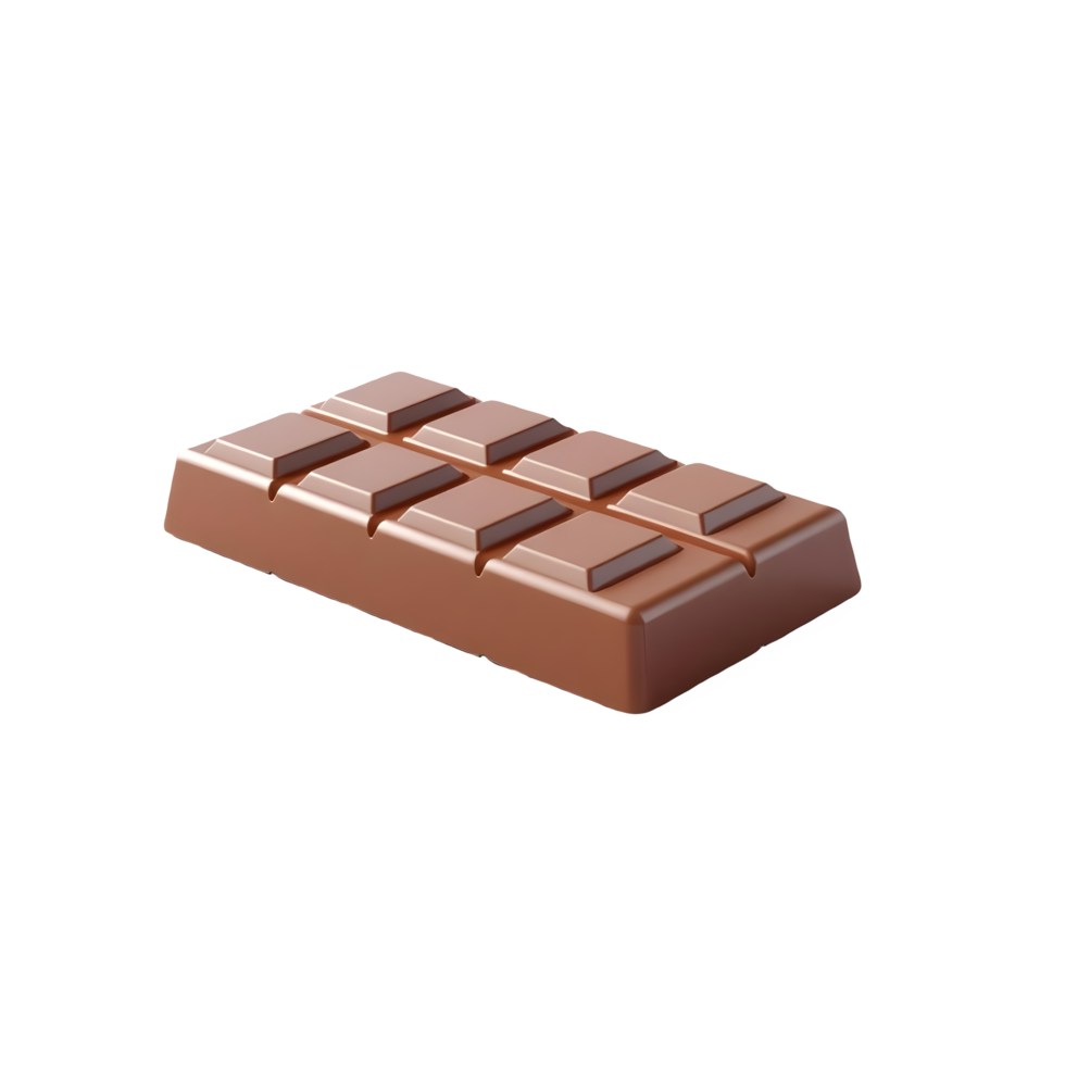 Square Cut Chocolate Bar treat png