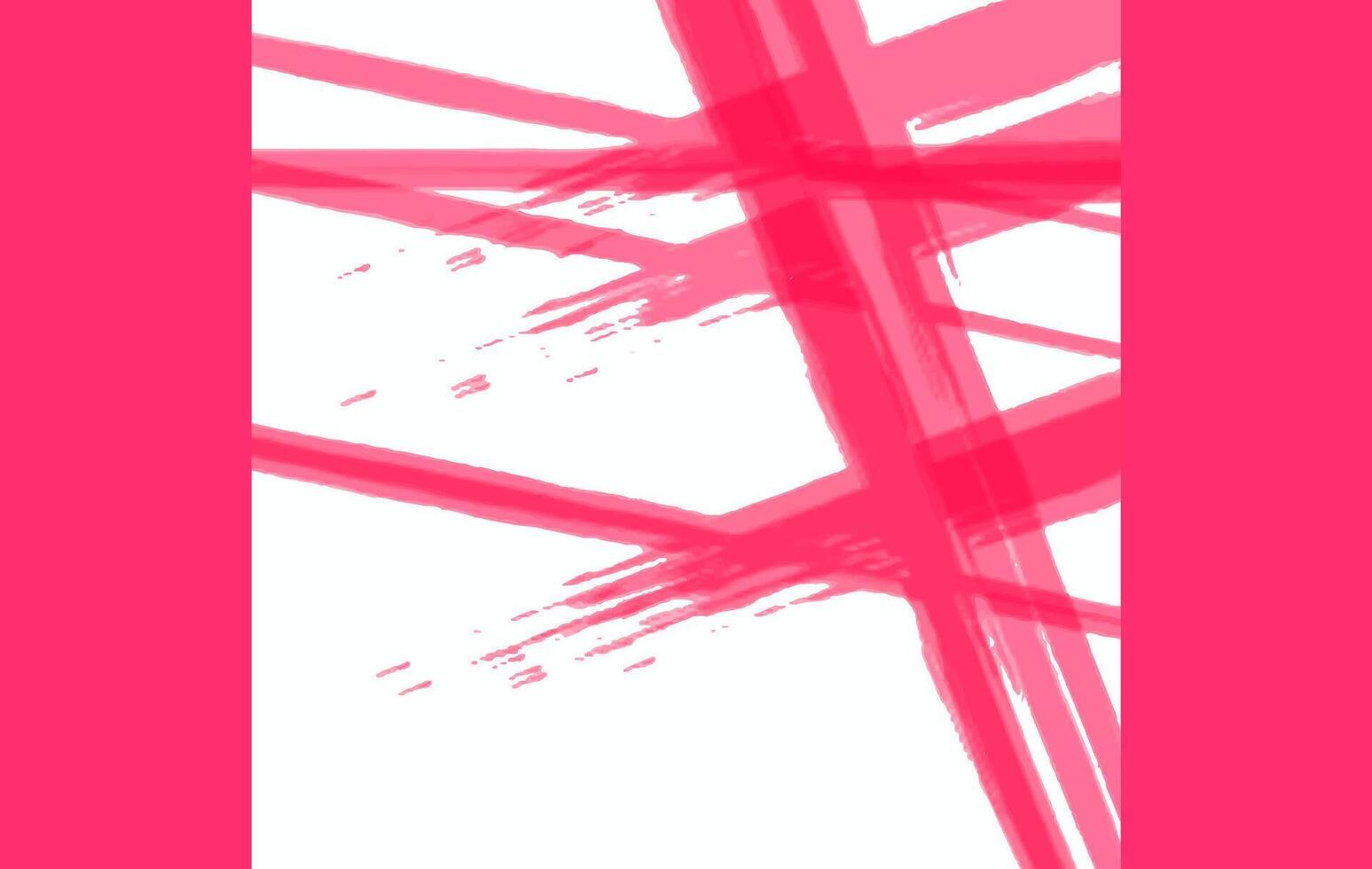 Abstract pink brushstrokes on white background vector