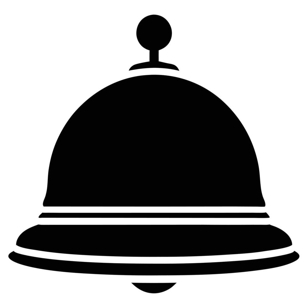 A bell icon on a white background vector