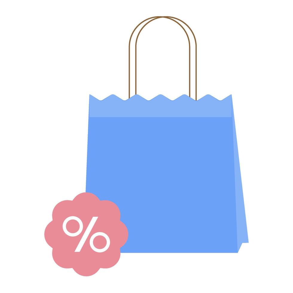 Paper Shopping bag clipart vector