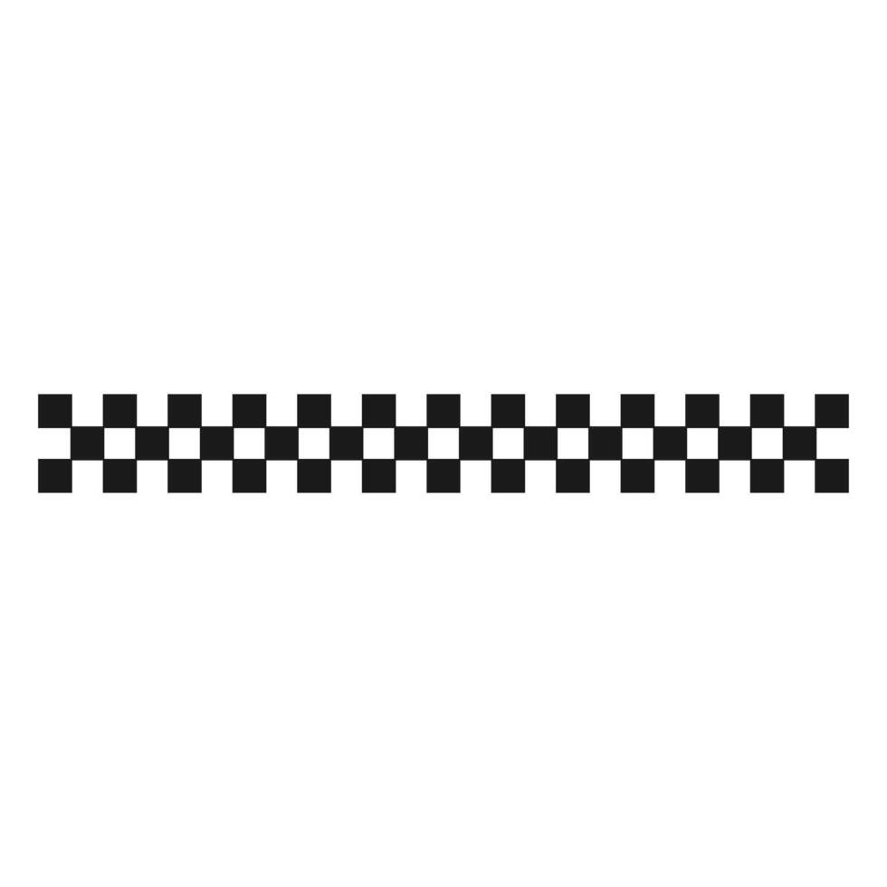 Checkered line element vector