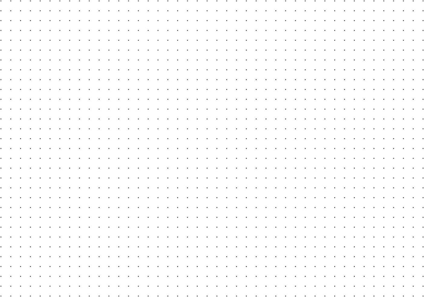 Simple dotted background. Bullet journal pattern texture. Dotted squared grid graph paper template for notebooks. . Design printable graphic sheet. vector