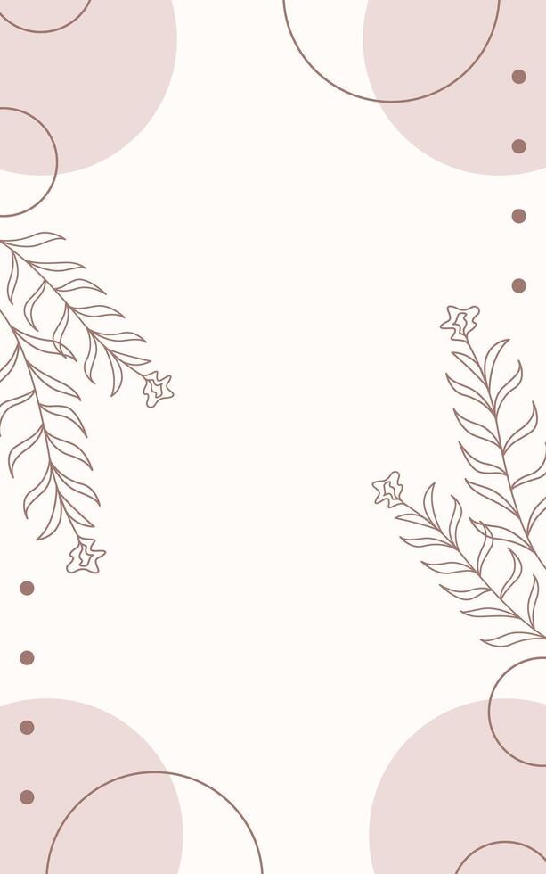 Beautiful Simple Aesthetic Design Background With Soft Color vector