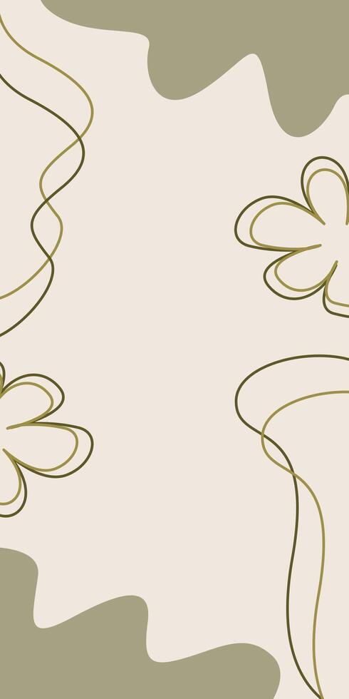 Simple Abstract Aesthetic Design Background vector