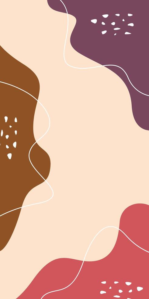 Simple Abstract Wave Aesthetic Design vector