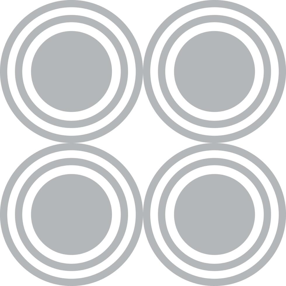 line grey circle pattern vector