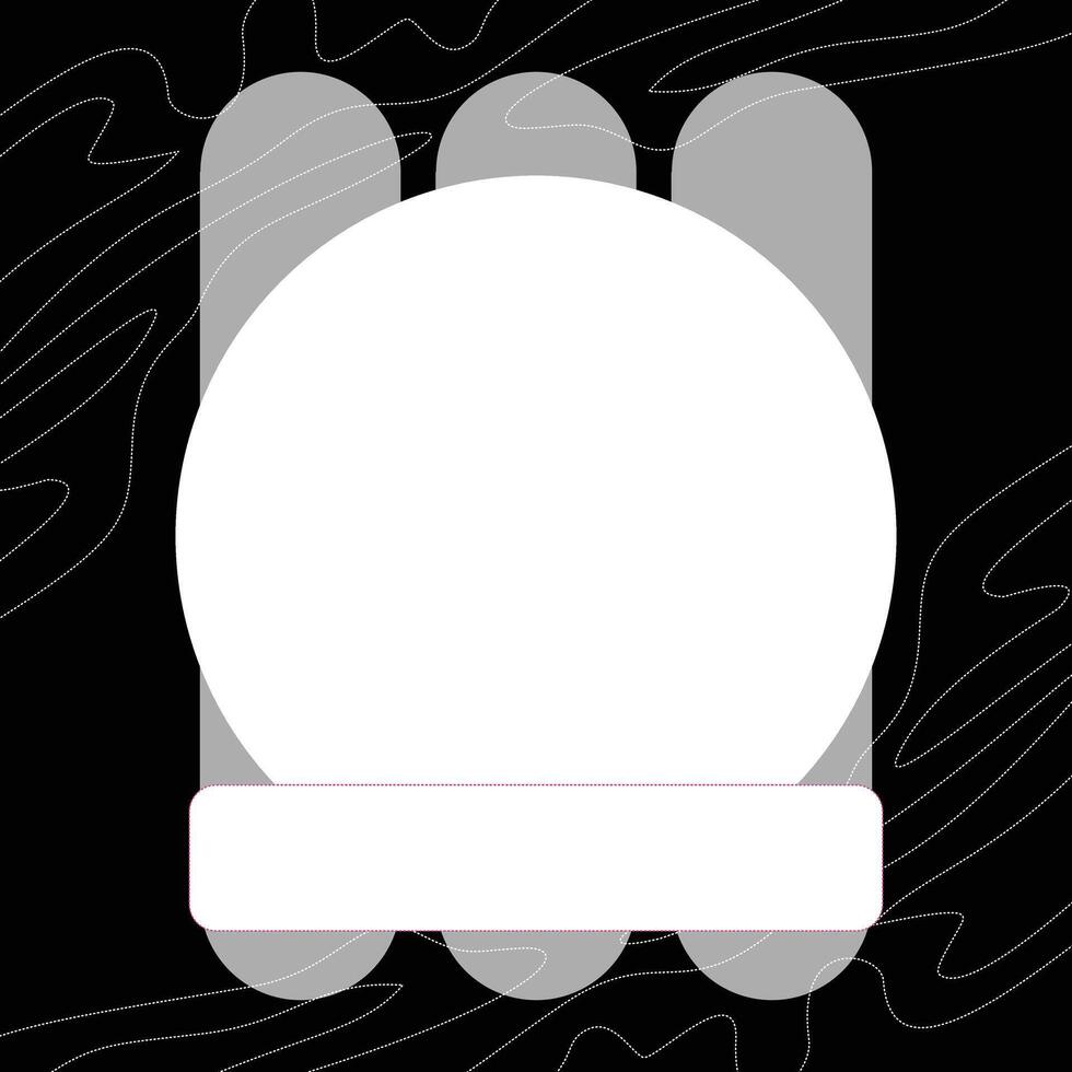 black frame background vector