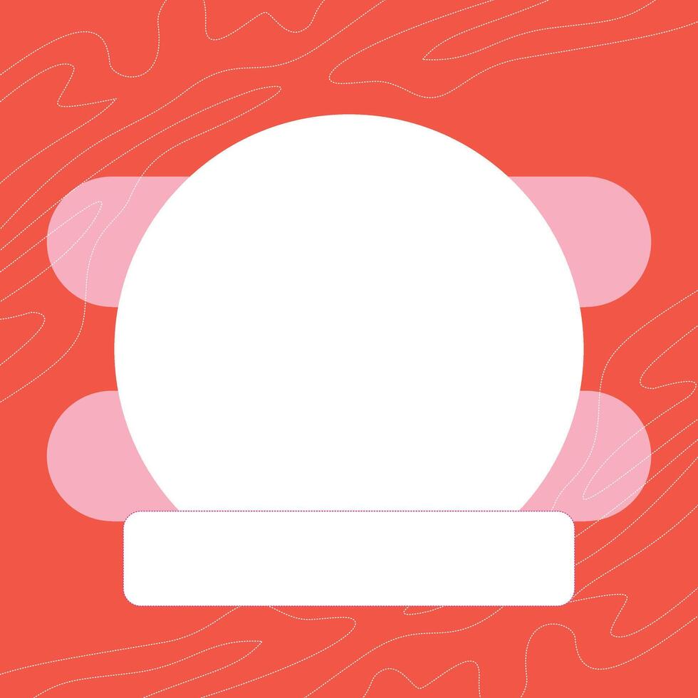 orange frame background vector