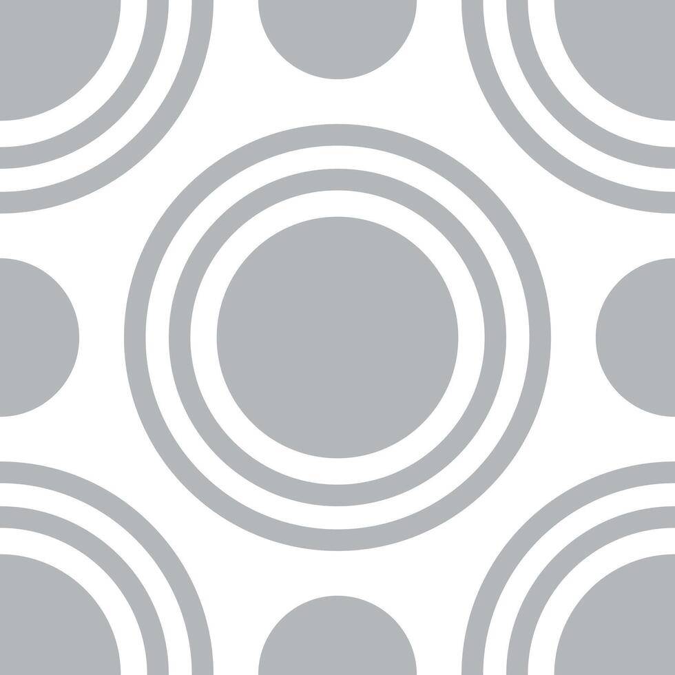 grey circles pattern vector