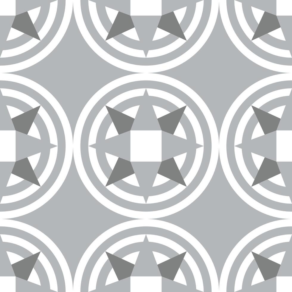 grey star on white circle pattern vector