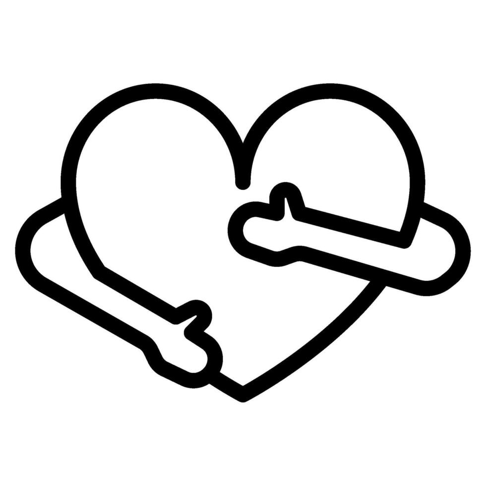 Heart with Stethoscope Icon illustration vector