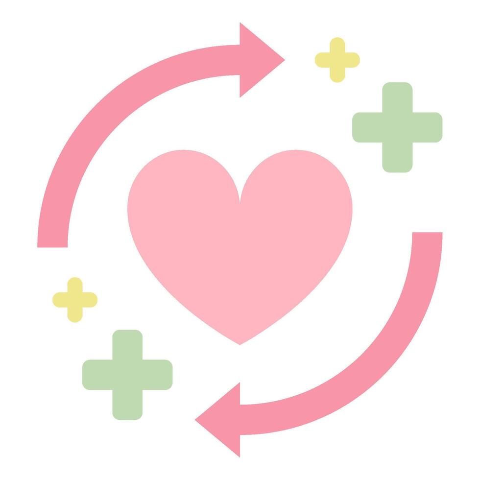 Health Recovery Icon vector