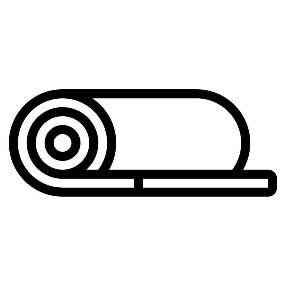 Rolled Orange Carpet vector