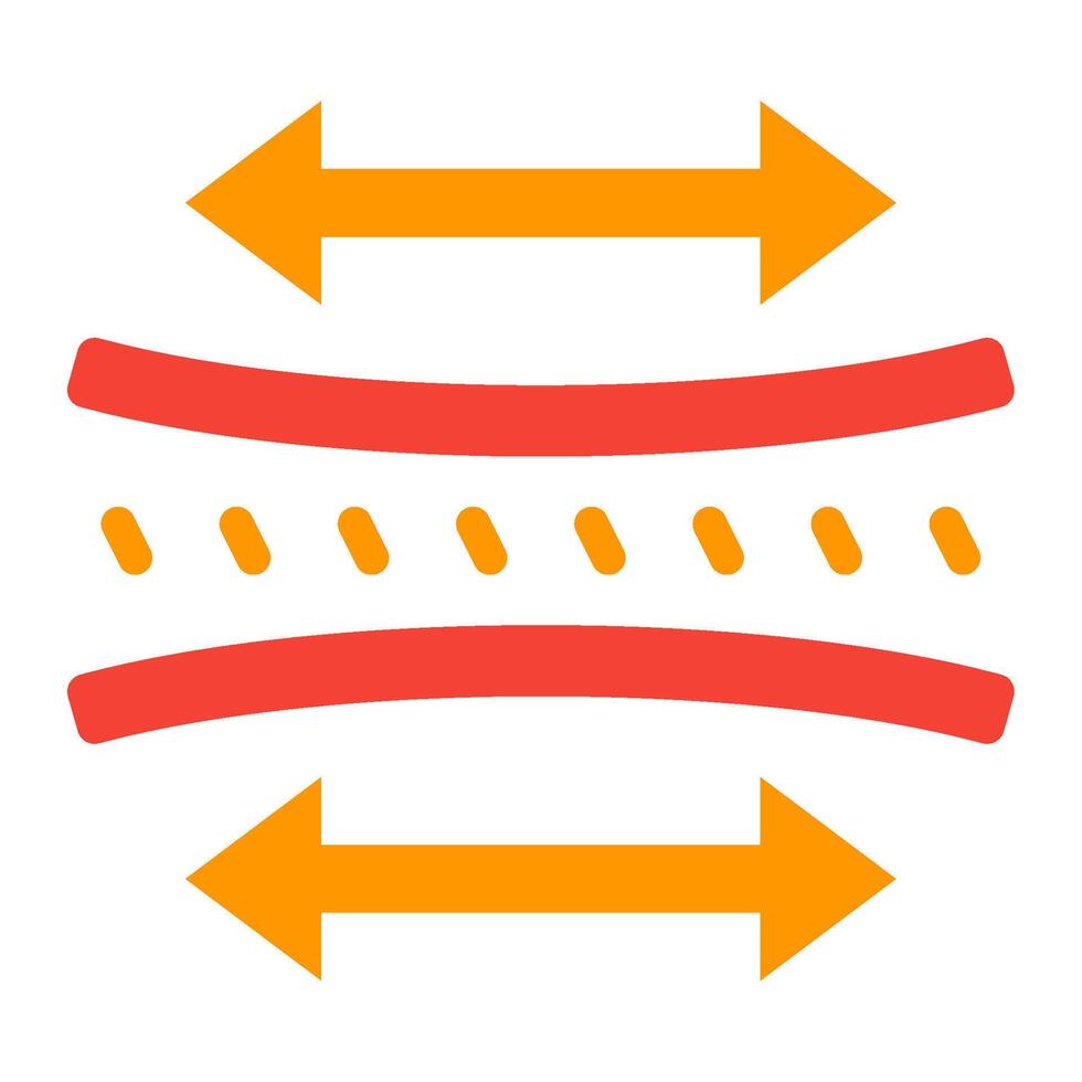 Stylized Abstract Data Icon flat vector