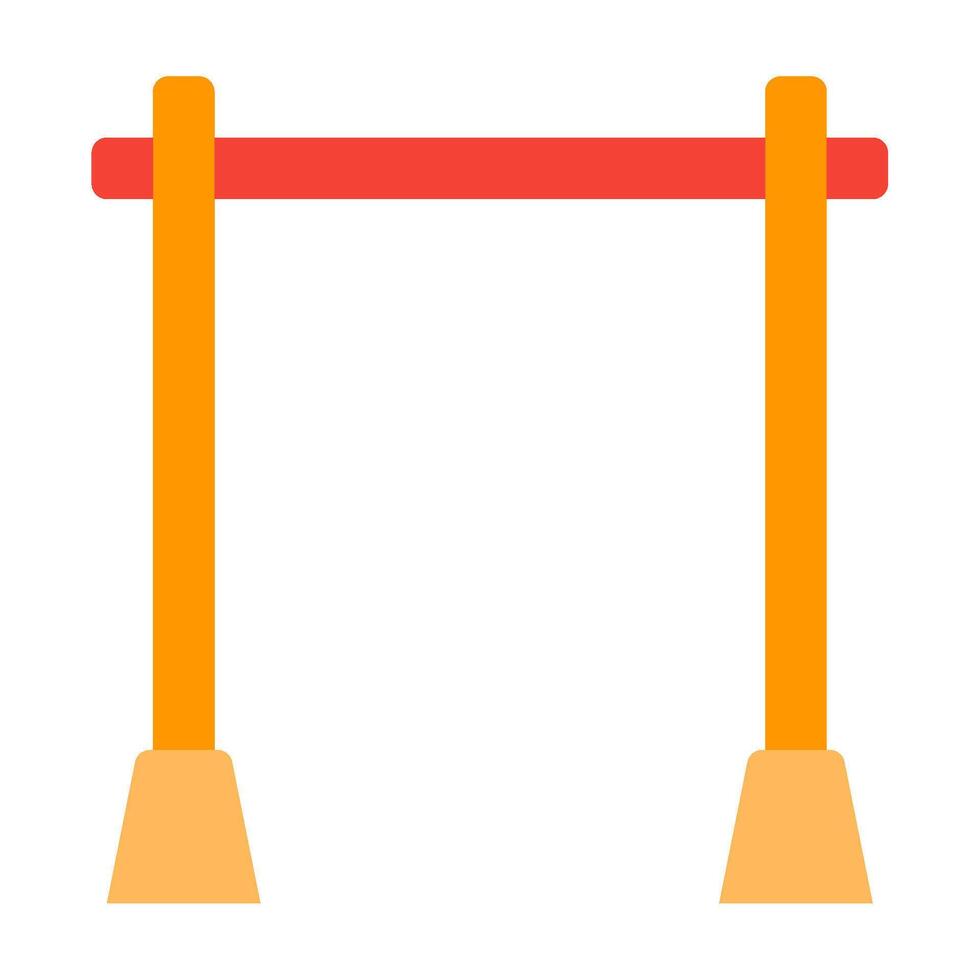 Swing Set for Children icon illustration vector
