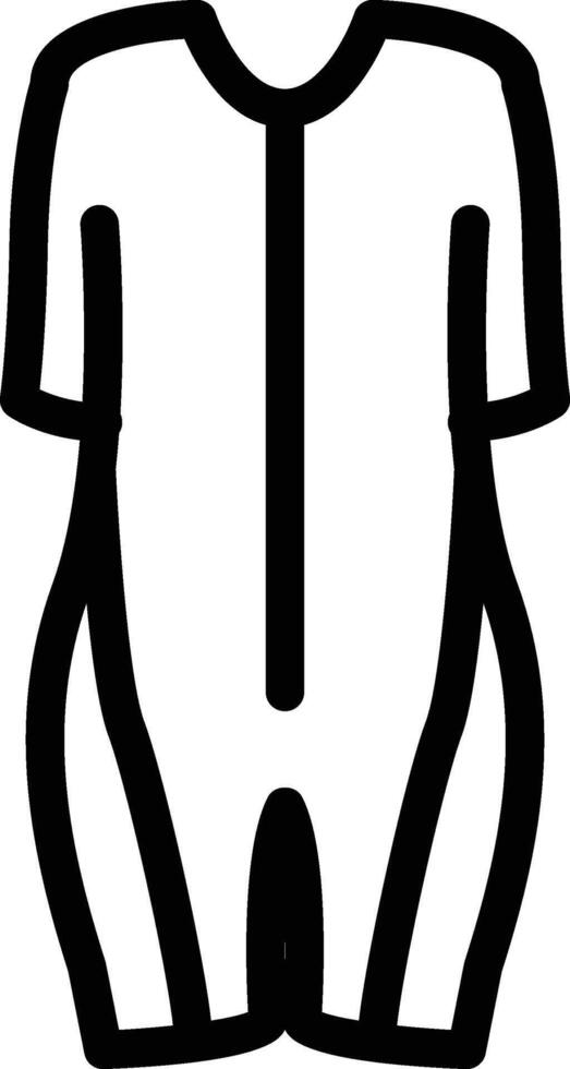 one piece icon outline vector