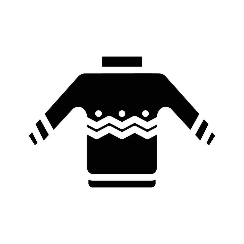 Sweater christmas for solid vector
