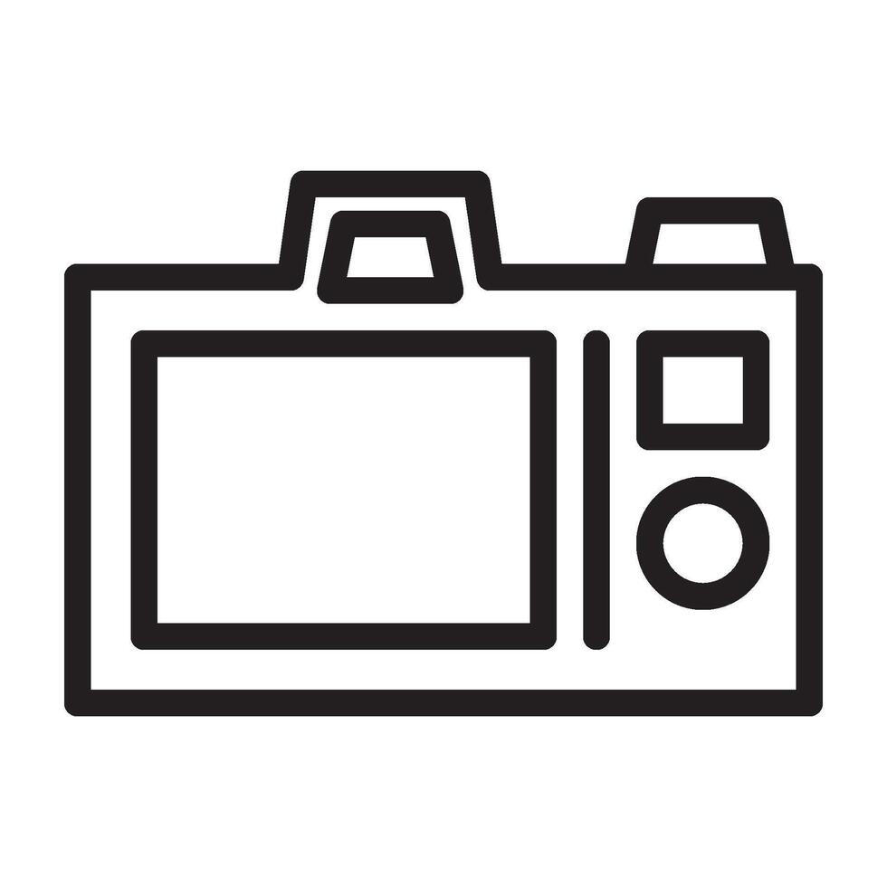 Camera Line Icon vector