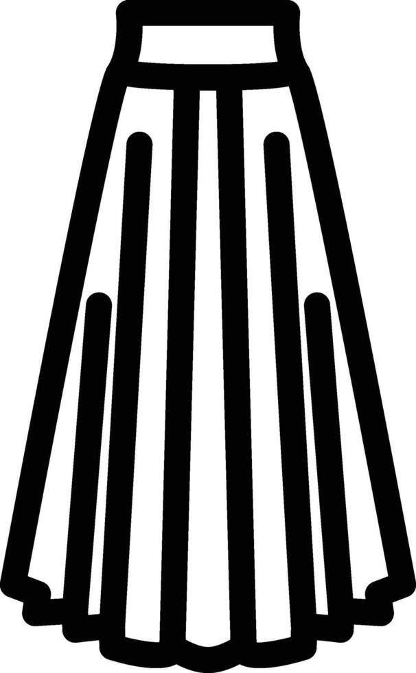 long icon outline vector