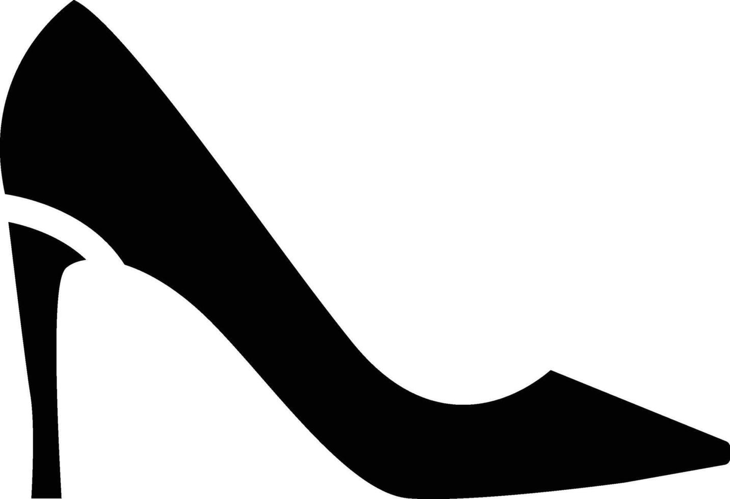 shoe icon black vector