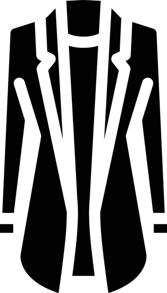 blazer icon black vector
